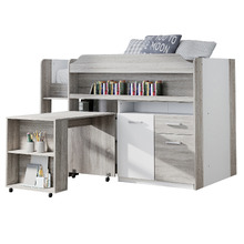 Cape Mid Sleeper Bed with Desk